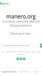 Mobile Screenshot of manero.org